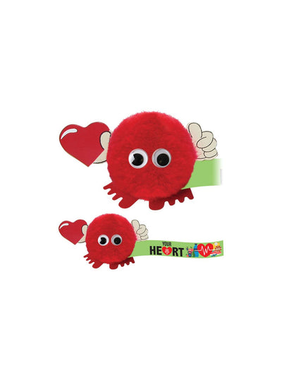 Logobug Pom with love heart. A great Valentine's giveaway to the ones you love | Totally Branded