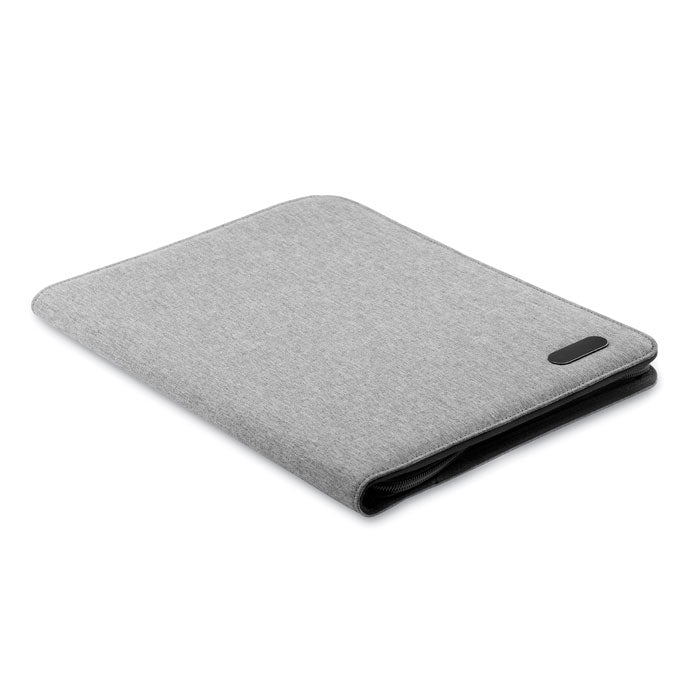 Branded A4 conference folder zipped