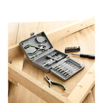 Foldable 25 piece tool set