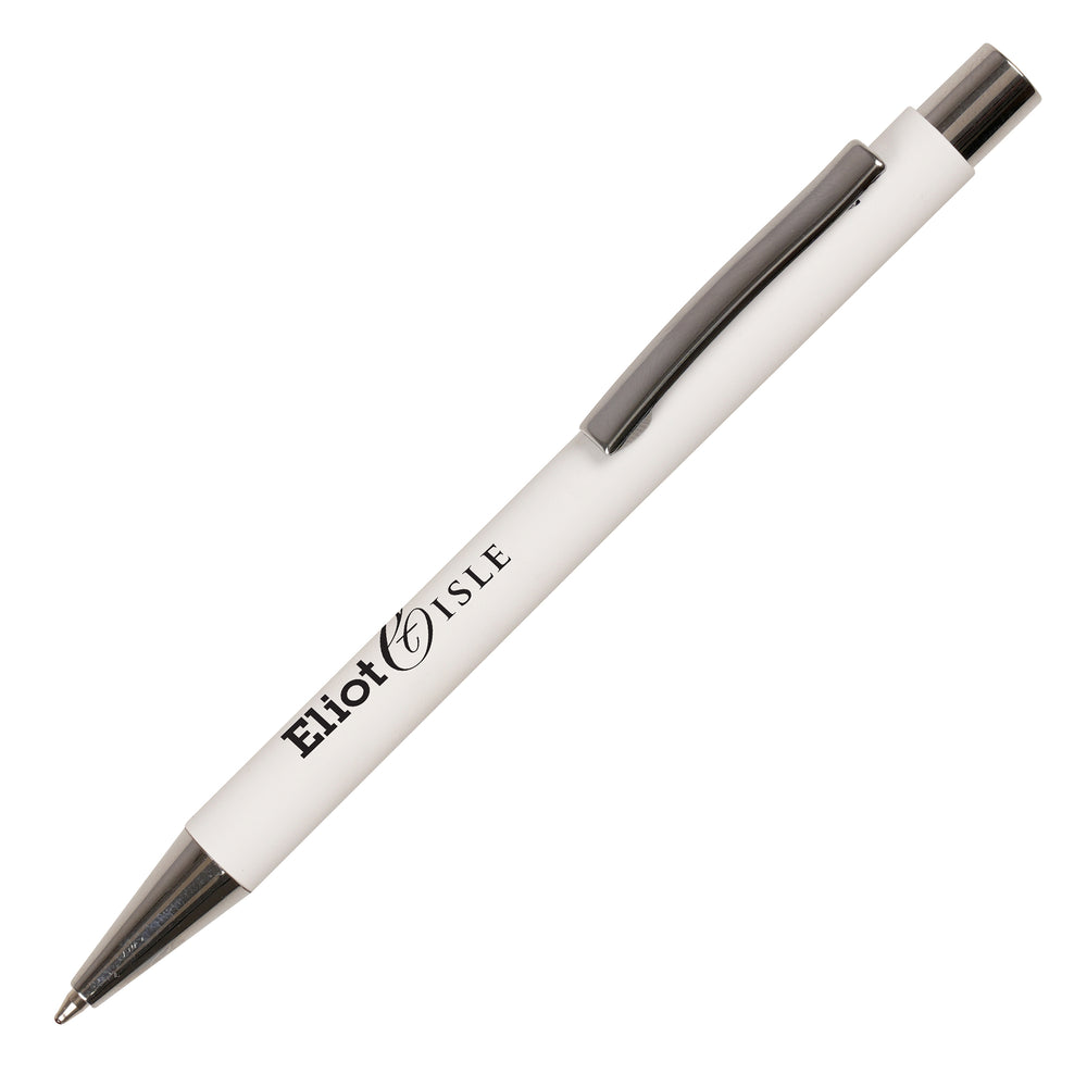 Travis Soft Feel Ball Pen with Chrome Trim