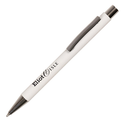 Travis Soft Feel Ball Pen with Chrome Trim