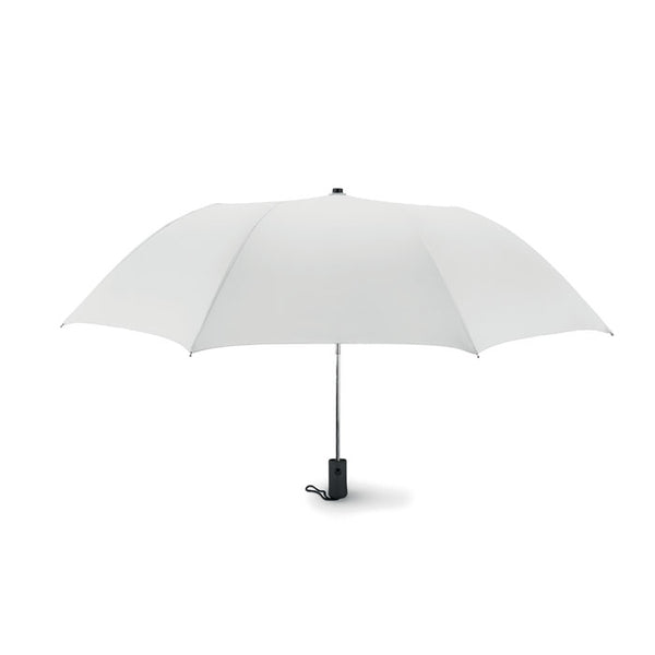 21 inch foldable  umbrella White