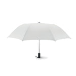 21 inch foldable  umbrella White