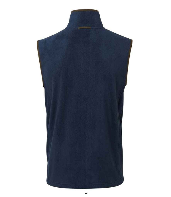 Premier Artisan Fleece Gilet Navy/Brown