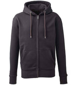 Anthem Organic Full Zip Hoodie Charcoal