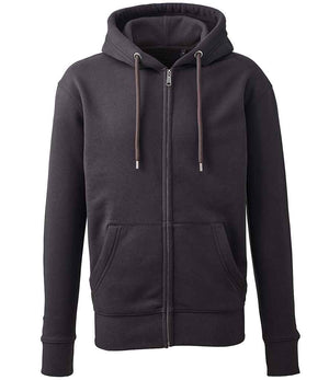 Anthem Organic Full Zip Hoodie Charcoal
