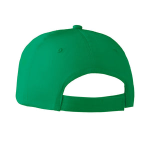 6 panels baseball cap Green