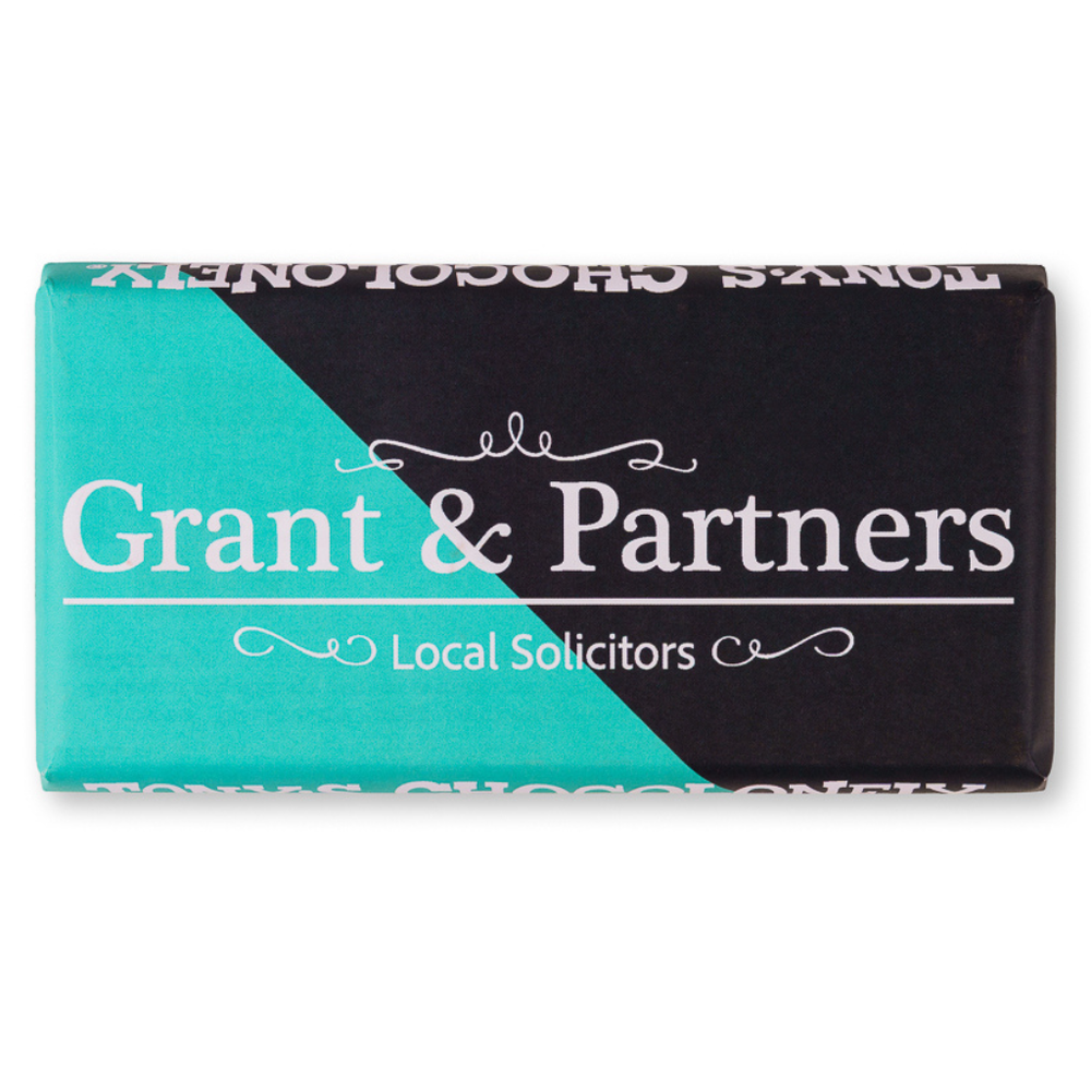 Custom Branded Tony's Chocolonely Chocolate Bar