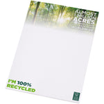 Branded Desk-Mate® A4 recycled notepad 50 pages