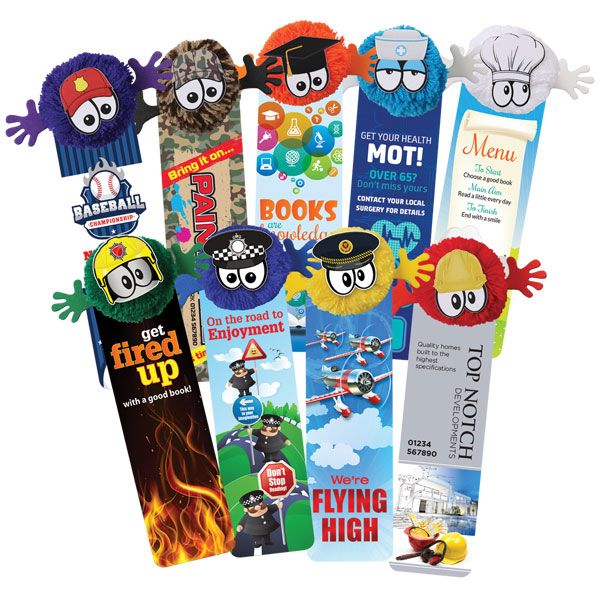 Mophead with Hands on a Bookmark!