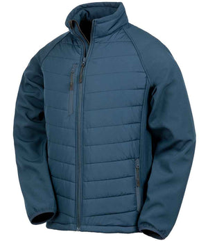 Result Genuine Recycled Compass Padded Jacket Navy/Navy