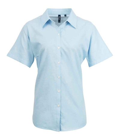 Premier Ladies Signature Short Sleeve Oxford Shirt