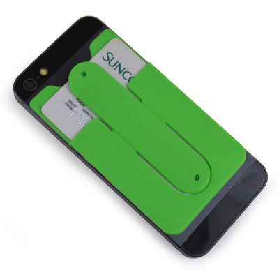 Branded White Phone Pocket & Stand - Pkd 500