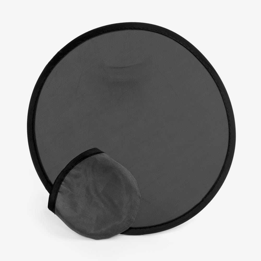 Branded Foldable Foldaway Frisbee with Pouch and Black trim
