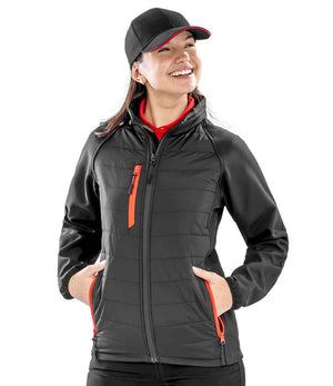 Result Genuine Recycled Compass Padded Jacket Black/Red