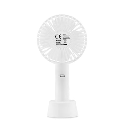 Branded USB desk fan with stand