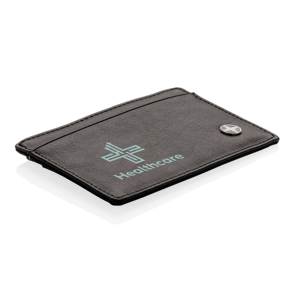 Branded RFID anti-skimming card holder
