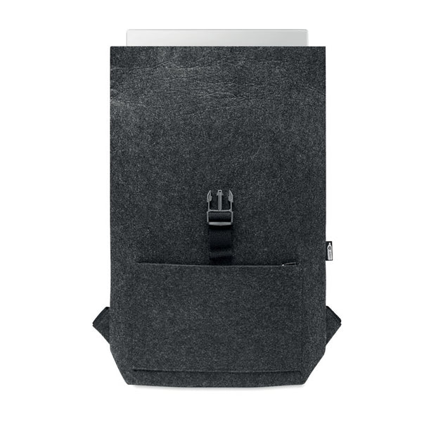 Branded RPET felt backpack