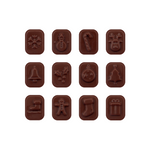 Advent Calendars, Mini Advent Calendar, Vegan Dark Chocolate, 71% Cocoa Bespoke