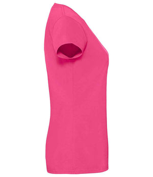 Fruit of the Loom Ladies Iconic 195 T-Shirt Fuchsia