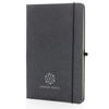 Recycled leather hardcover notebook A5