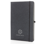 Recycled leather hardcover notebook A5