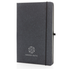 Branded Recycled leather hardcover notebook A5