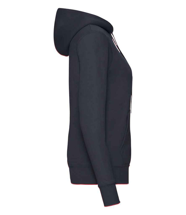 Fruit of the Loom Classic Lady Fit Hooded Sweatshirt Deep Navy