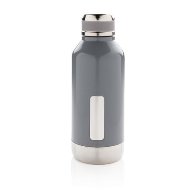 Branded Leak proof vacuum bottle with logo plate