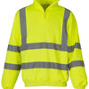 Yoko Hi-Vis Zip Neck Sweatshirt
