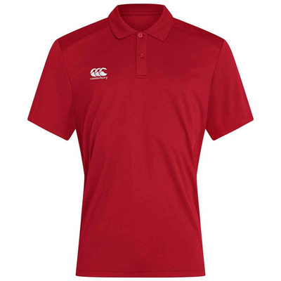 Canterbury Club Dry Polo Shirt Flag Red