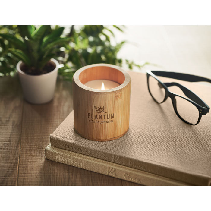 Branded Plant based wax candle 160 gr