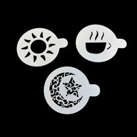 Laser Engraved Coffee Stencil Duster - 100mm x 120mm