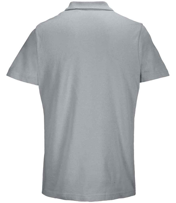SOL'S Unisex Pulse Twin Piqué Polo Shirt Pure Grey