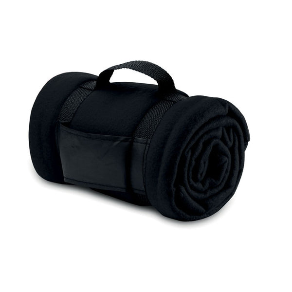 Fleece blanket Black