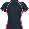 Finden and Hales Ladies Performance Piped Polo Shirt