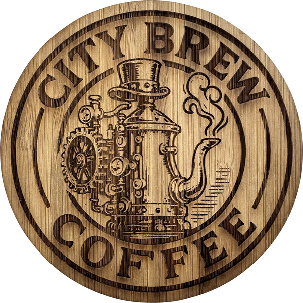 The Zyra - Bamboo coaster (Round)