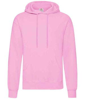 Fruit of the Loom Classic Hooded Sweatshirt Light Pink