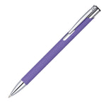 MOLE-MATE ball pen with chrome trim Purple