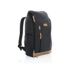 Branded Impact AWARE™ 16 oz. recycled canvas 15" laptop backpack
