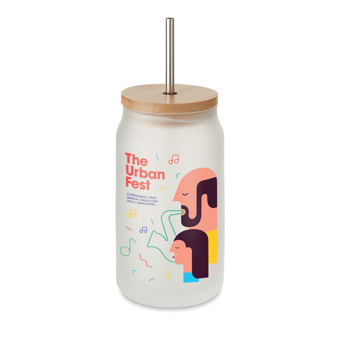 Branded Sublimation mason jar 400 ml