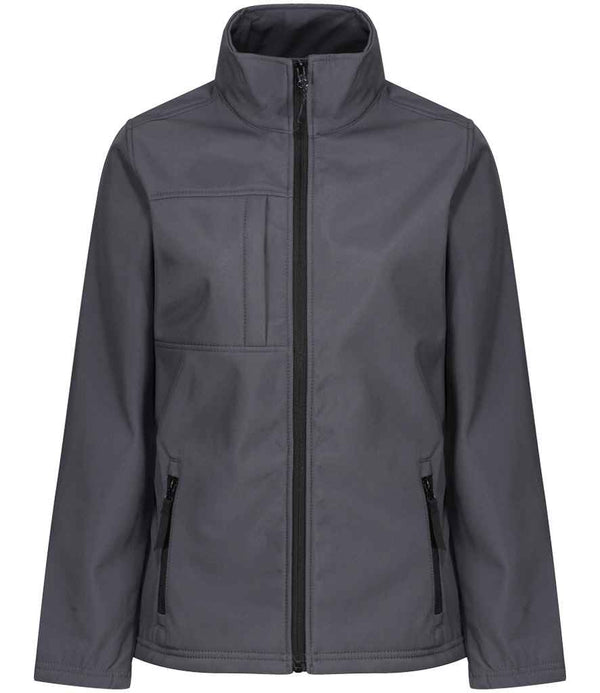 Regatta Ladies Octagon II Soft Shell Jacket Seal Grey/Black