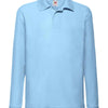 Fruit of the Loom Kids Long Sleeve Poly/Cotton Piqué Polo Shirt
