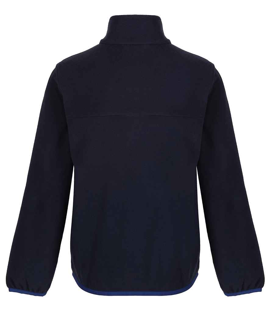 Regatta Kids Full Zip Micro Fleece Jacket Navy/New Royal Blue