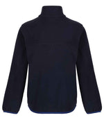 Regatta Kids Full Zip Micro Fleece Jacket Navy/New Royal Blue