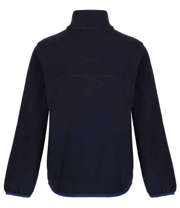 Regatta Kids Full Zip Micro Fleece Jacket Navy/New Royal Blue