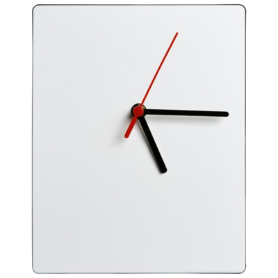 Branded Brite-Clock® rectangular wall clock