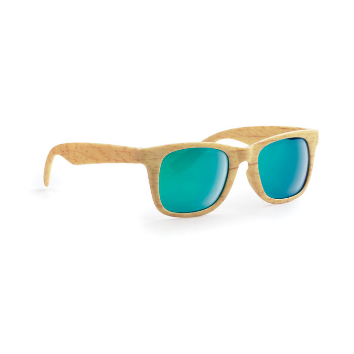 Branded Wooden look sunglasses
