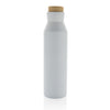 Branded Gaia RCS certified recycled stainless steel vacuum bottle