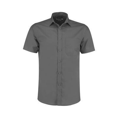 Kustom Kit Short Sleeve Tailored Poplin Shirt